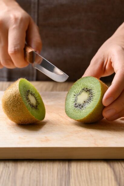 prajitura fina cu kiwi si crema delicata de branza un desert racoritor cu gust echilibrat si aspect elegant 6981a44e36ffd
